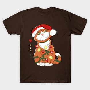 New Year Ginger Cat T-Shirt